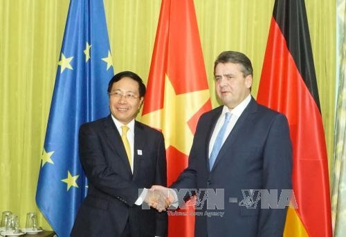 Entretien entre Pham Binh Minh et le ministre allemand des Affaires étrangères  - ảnh 1